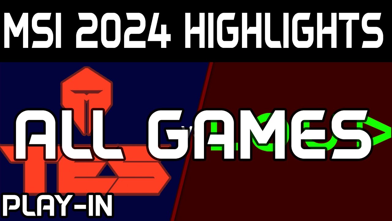 G2 vs PSG Highlights ALL GAMES MSI 2024 Play G2 Esports vs PSG Talon by Onivia