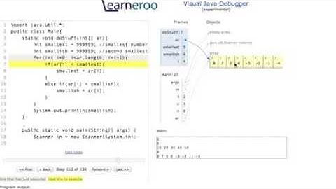 Debugging Code with the Online Visual Debugger