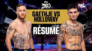 Résumé UFC 300 : Gaethje vs Holloway, un chef d'oeuvre et un KO d'anthologie