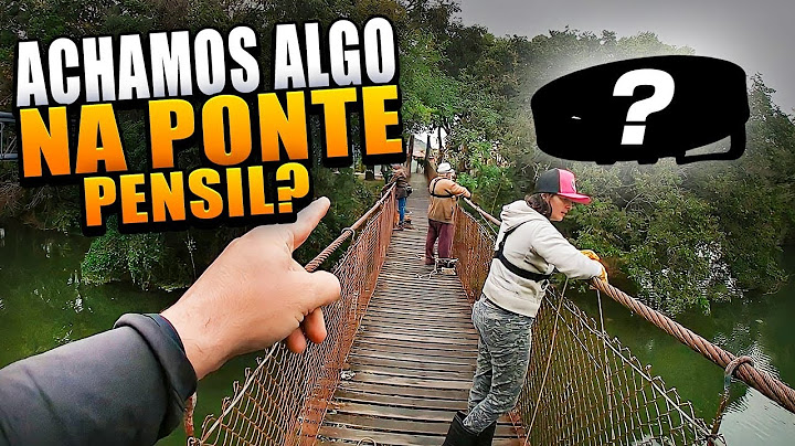 Ponte Pênsil Em Pedreira ***PESCA MAGNÉTICA***