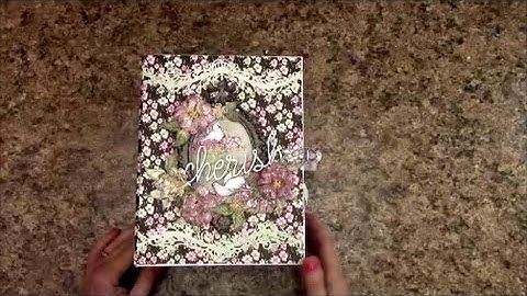 MINI ALBUM TUTORIAL PART 1 HEARTFELT CREATIONS FLOWERING DOGWOOD SHELLIE GEIGLE JS HOBBIES & CRAFTS