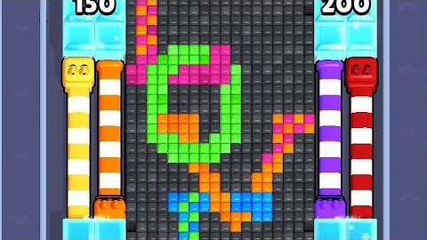 Pixel Flow Level 407. Walkthrough Gameplay 