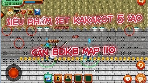 Ngọc Rồng Online - Cầm siêu phẩm set kakarot 5 sao cân BDKB map 110, Kiếm vàng làm giàu ko khó