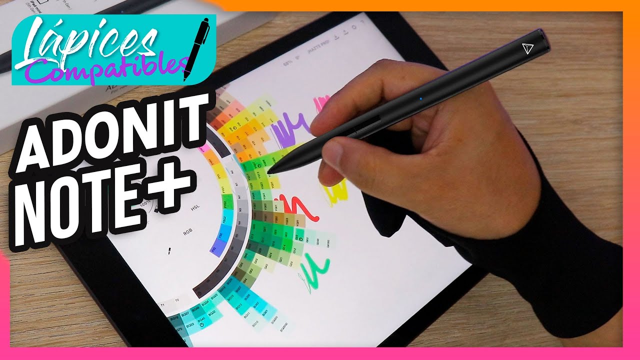 Lápiz compatible para iPad, iPad Pro, iPad Air y iPad Mini ADONITE NOTE ...