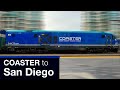 Coaster commuter rail oceanside to san diego north county transit district siemens charger