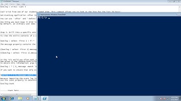 Powershell For InfoSec Day 3- Log analysis with PowerShell - Live Stream