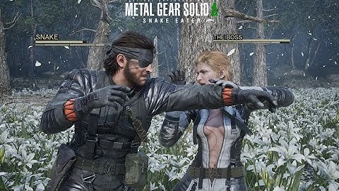 CQC Showdown! | The Boss Fight All CQC Animations | NON LETHAL Metal Gear Solid Delta: Snake Eater