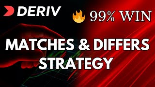 Deriv Full Coursematches And Differs Strategy- 99% Win Trading Strategy