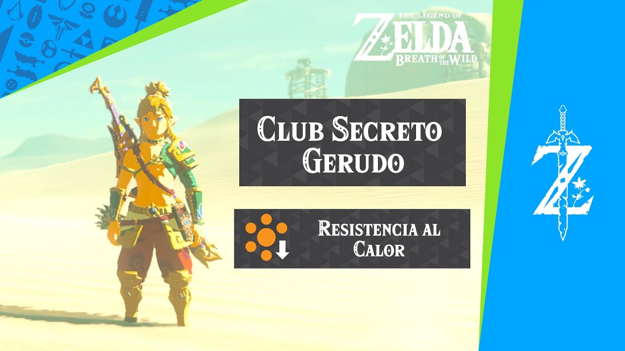 CLUB SECRETO GERUDO!! ROPA PARA EL DESIERTO!! | ZELDA BREATH OF THE WILD -  YouTube