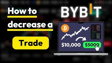 How do decrease a Position on Bybit ✅ Reduce Trade Size Bybit Tutorial