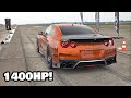 1400HP Nissan GT-R R35 TTE The Turbo Engineers 0-330 KM/H ACCELERATION!