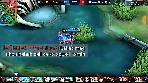 Solo rank vs iNSECTiON | super intense gameplay crucial | chou gameplay Mobile Legends bang bang