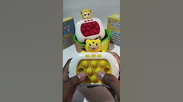 Playing push game tiger , pop it elektrik, push game challenge, asmr, #popit #toys