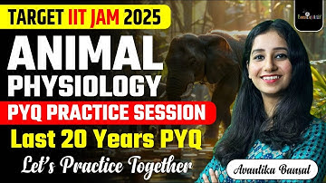 IIT JAM PYQ Questions Practice II Animal Physiology Question Practice I IIT JAM 2025