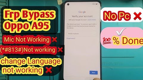 oppo A95 Frp bypass||How to frp bypass oppo A95||Waqasmobile