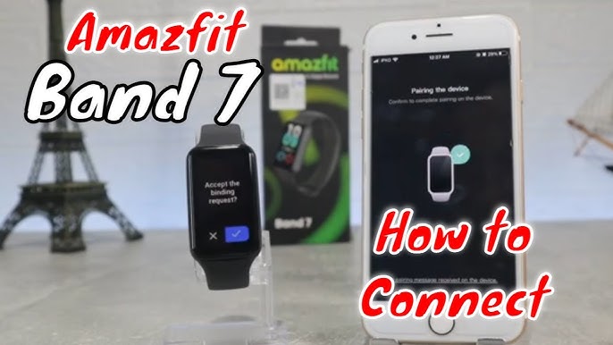 Amazfit Band 5 - How to Pair/Connect/Setup to Smartphone 