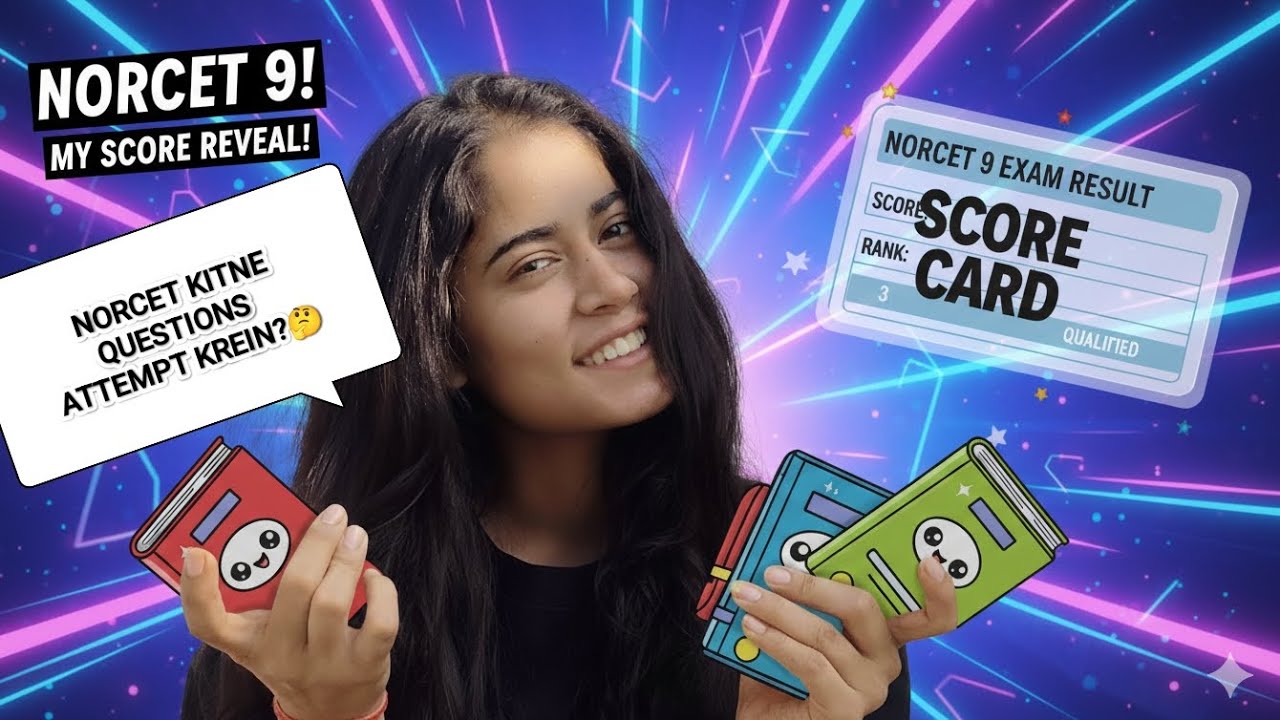 NORCET 2025 Scorecard Reveal 📄😱📌AIR 484 ✌️Detail video🫡 PRERNABISHT 
