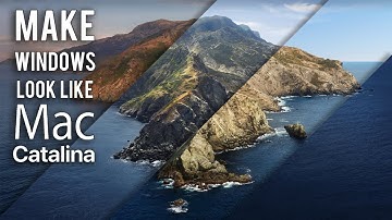 How To Make Windows 10 Look Like MacOS Catalina With Dynamic Wallpaper