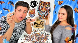 ПАЗЛ МИЛЫЙ ТИГР  UNIDRAGON PUZZLE, для второй половинки  .