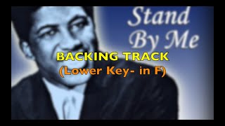 Video thumbnail of "Ben E. King- Stand by Me (Backing Track Karaoke) Lower Key"