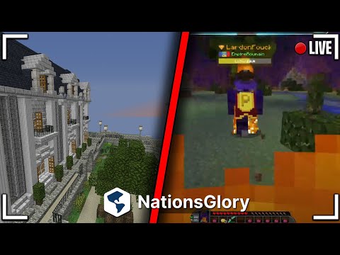 🔴 LIVE NATIONSGLORY ( chill, build... ) #NationsGlory#live🔴