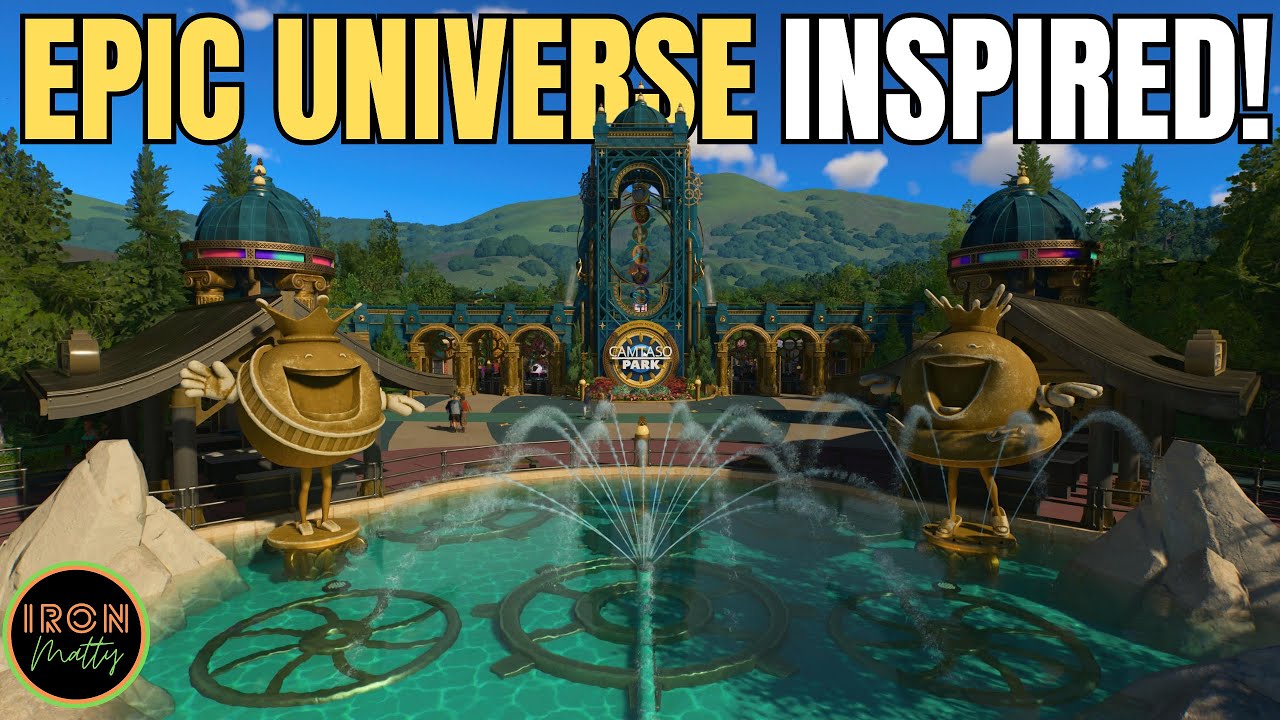 EPIC UNIVERSE Inspired Theme Park | Planet Coaster 2 | Park Spotlight 