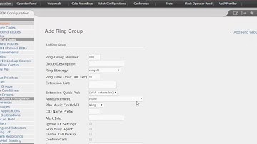 Elastix - Creación de un Ring Group básico