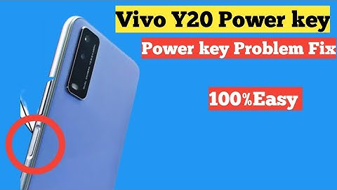 How to Fix Power key | Vivo y20 Power key & power button not Working Solution