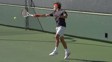 Roger Federer Forehand In Super Slow Motion 10 - Indian Wells 2013 - BNP Paribas Open