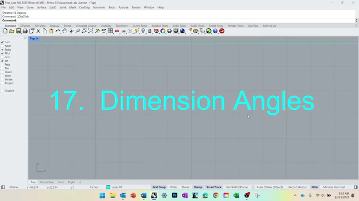 17 Dimensioning Angles