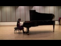 Bach fugue in eb major played by hiu tung