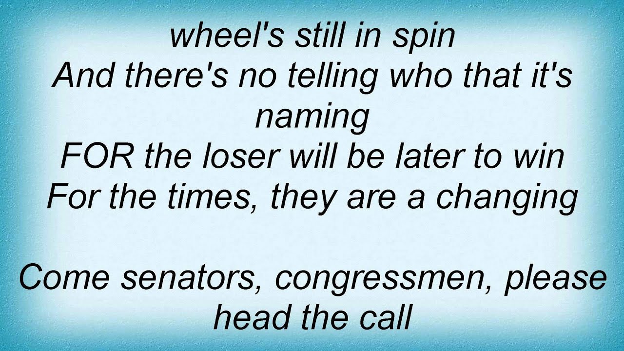 Bryan Ferry The Times They Are A Changing (Karaoke Version) with Lyrics HD VocalStar Karaoke