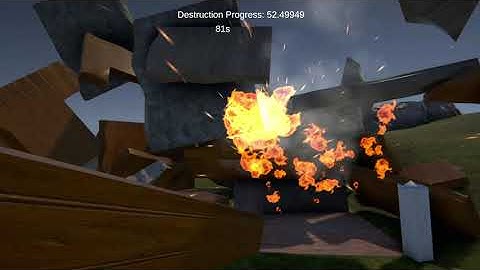 Dynamic Building Destruction (Unity)