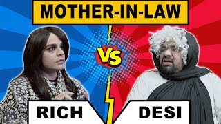 Mother-In-Law Rich Vs Desi Unique Microfilms Comedy Skit Umf