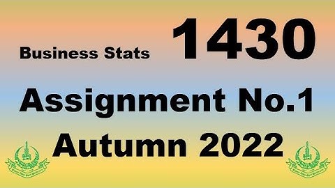 AIOU Code 1430 Solved Assignment No.1 Autumn 2022