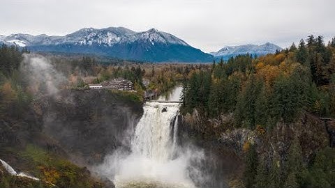 Snoqualmie Falls - The difference that 2 weeks make