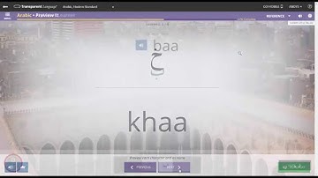 Transparent Language Online: Alphabet
