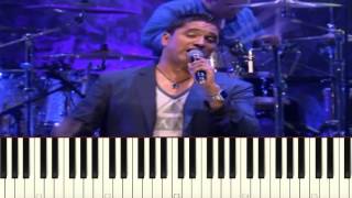 Video thumbnail of "Toda La Noche Sin Parar Cantando Alabanzas Al Señor tutorial (piano) Miel san Marcos"