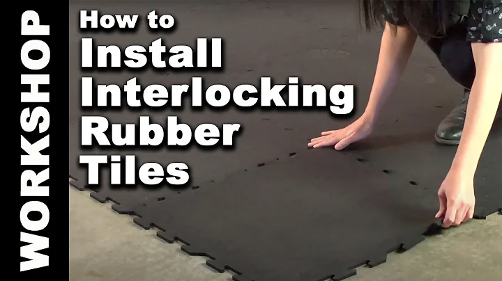 How To Install Interlocking Rubber Floor Tiles - Greatmats