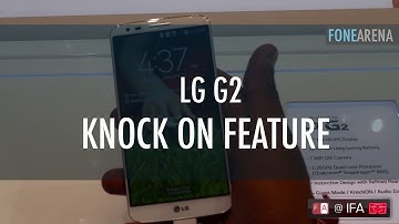 LG G2 Knock On feature Demo