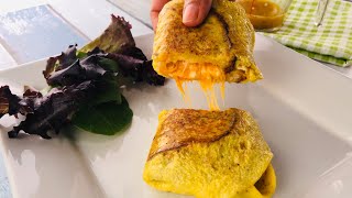 Cheesy Egg Sandwich | Easy Breakfast | Bread Recipe | one pan recipe