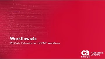 Workflows4Z: VS Code Extention for z/OSMF Workflows