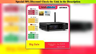 Deal AIYIMA A80 TPA3255 DAC Bluetooth PFFB Stereo Power Amplifier 300Wx2 Class D 2.0 HiRes Digital•