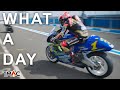 Taking a two stroke motogp bike on a trackday