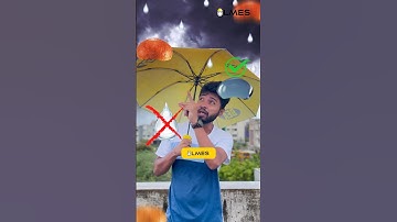 This 💧 is NOT the Real Shape Of Raindrop ! ❌