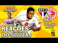 OLHA como o Souza reagiu a São Paulo 9x1 4 de Julho pela Copa do Brasil