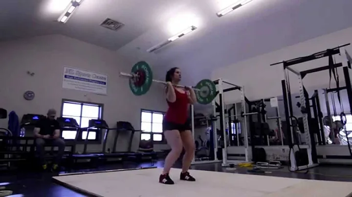 Victoria Wade, 45kg Clean & Jerk, NL Provincial We...