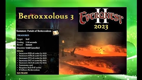 Everquest 2 Deity Questlines - Bertoxxulous Part 3