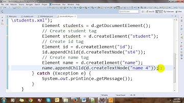 CRUD XML using Java DOM