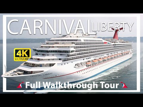 Video: Carnaval Liberty Cruise Ship Photo Tour en profiel